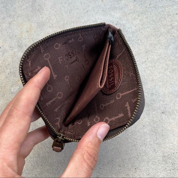Vintage Fossil small coin purse - Picture 6 of 7
